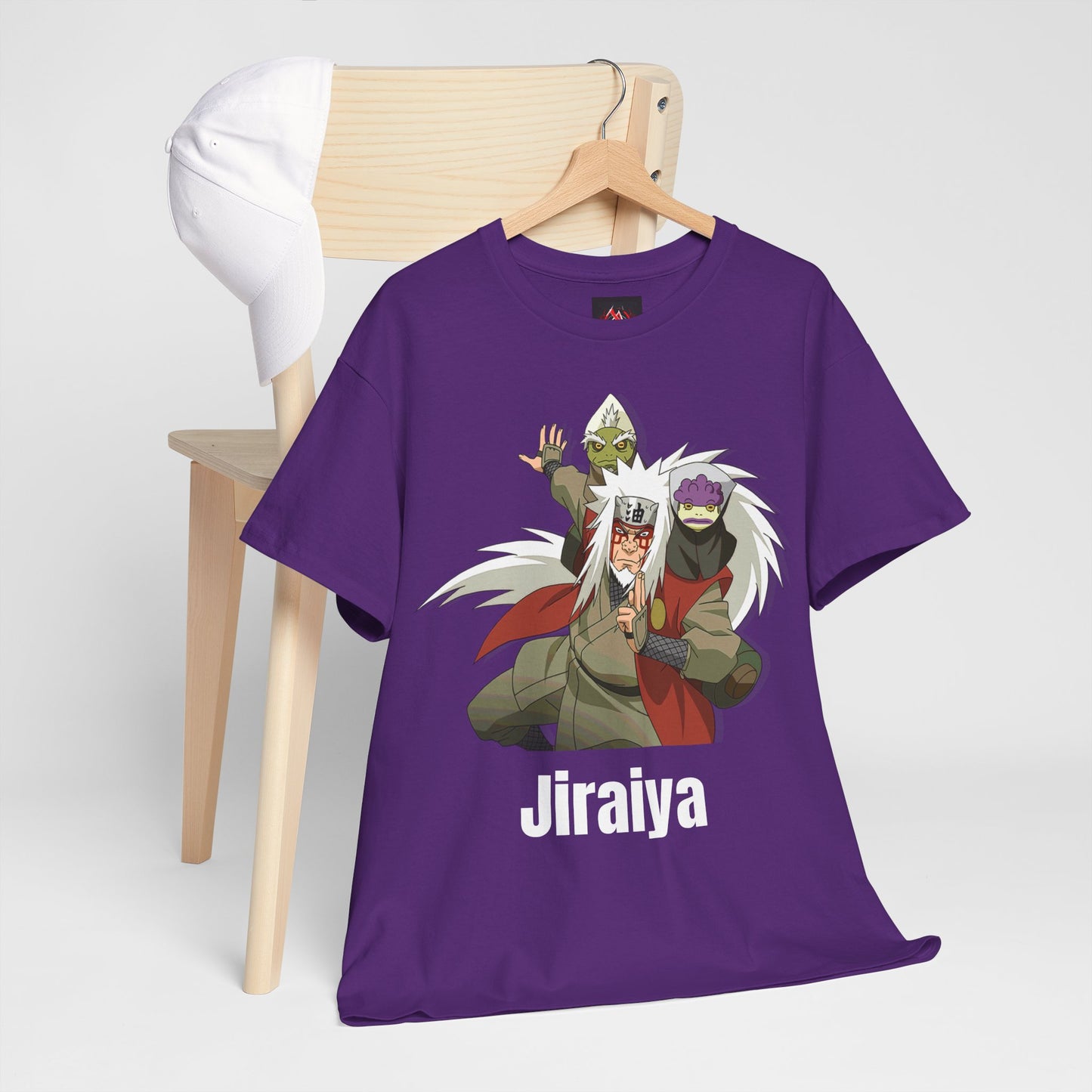 Naruto Shippuden - The Hidden Leaf's Jiraiya Sage Mode Multiple Colours Unisex Heavy Cotton T-Shirt