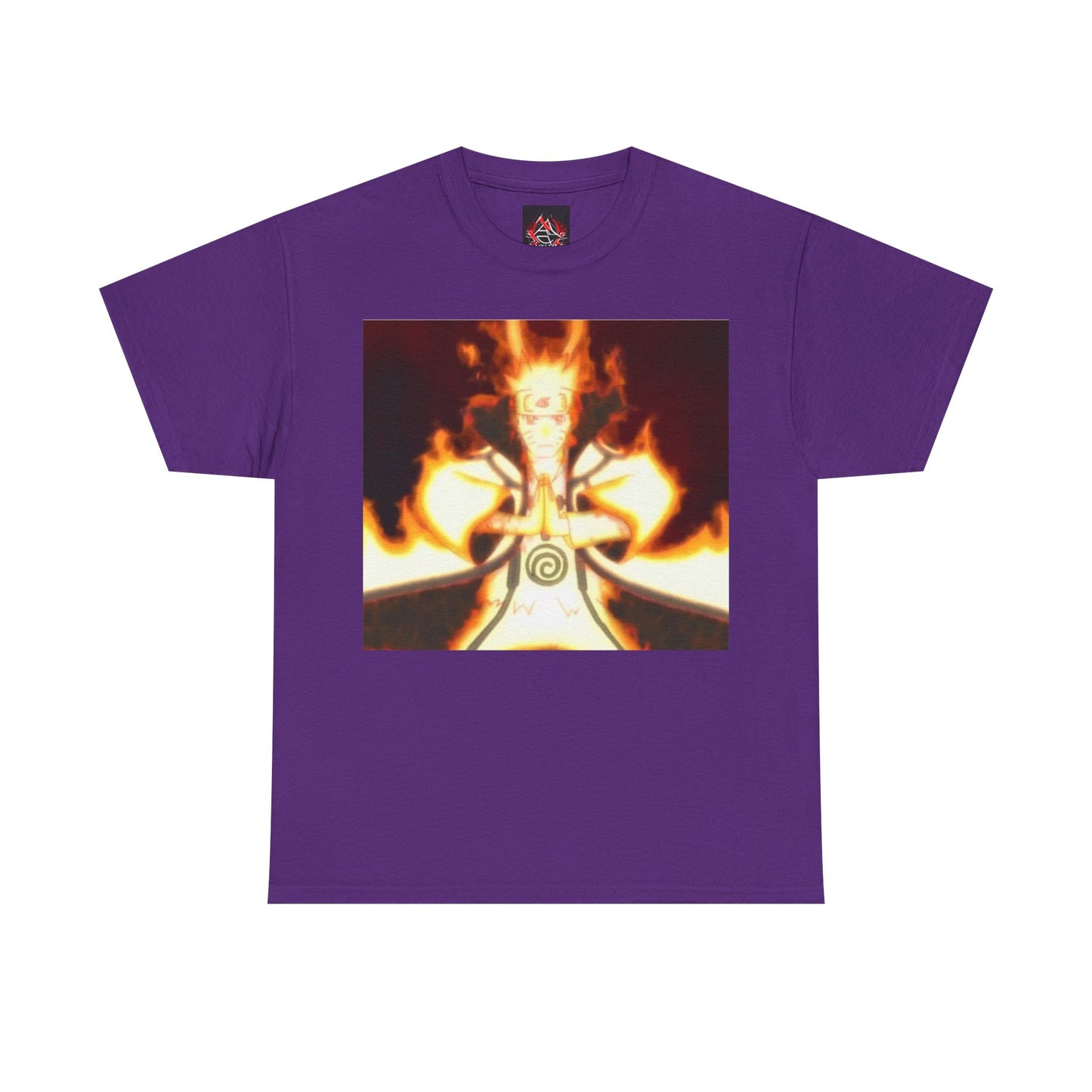Naruto Shippuden - Naruto Full Power Handsign Unisex Heavy Cotton T-Shirt