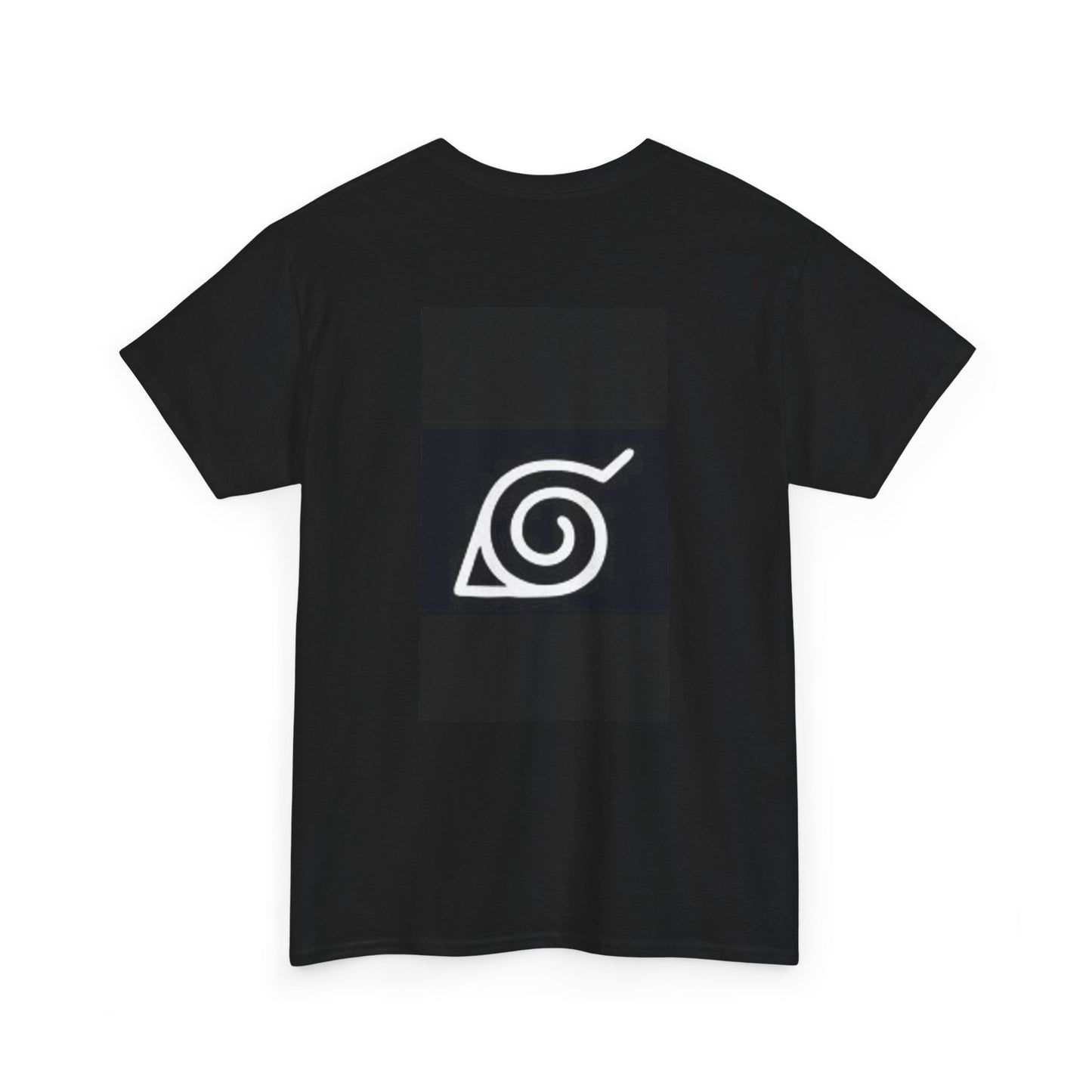 Naruto - Hidden Leaf Village Ninja Unisex Heavy Cotton Black T-Shirt