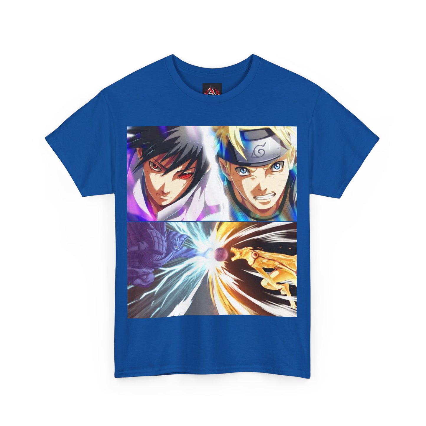 Naruto Shipuden Epic Battle Naurto Vs Sasuke Unisex Heavy Cotton TShirt