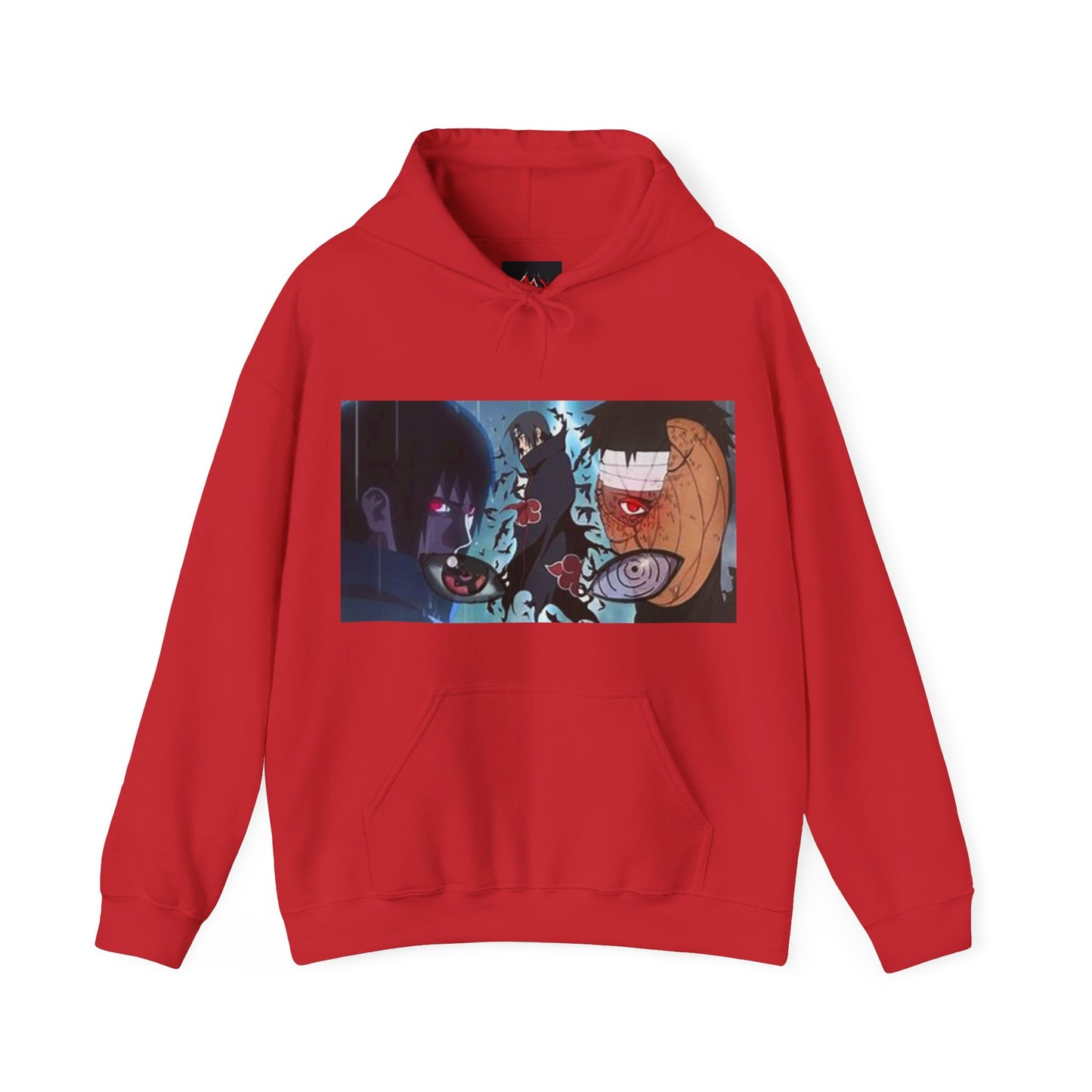 Naruto - Itchia and Sasuke with Obito Uchiha - Unisex Heavy Cotton Unisex Hooded Sweatshirt