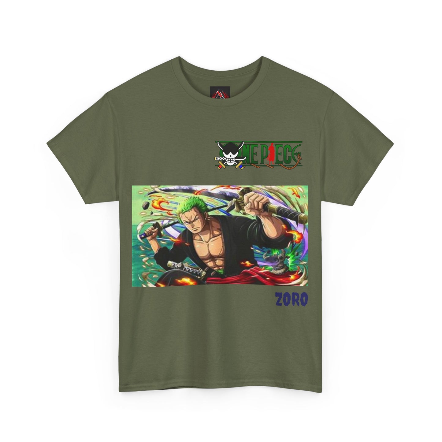 One Piece - Zoro , Unisex Heavy Cotton T- Shirt