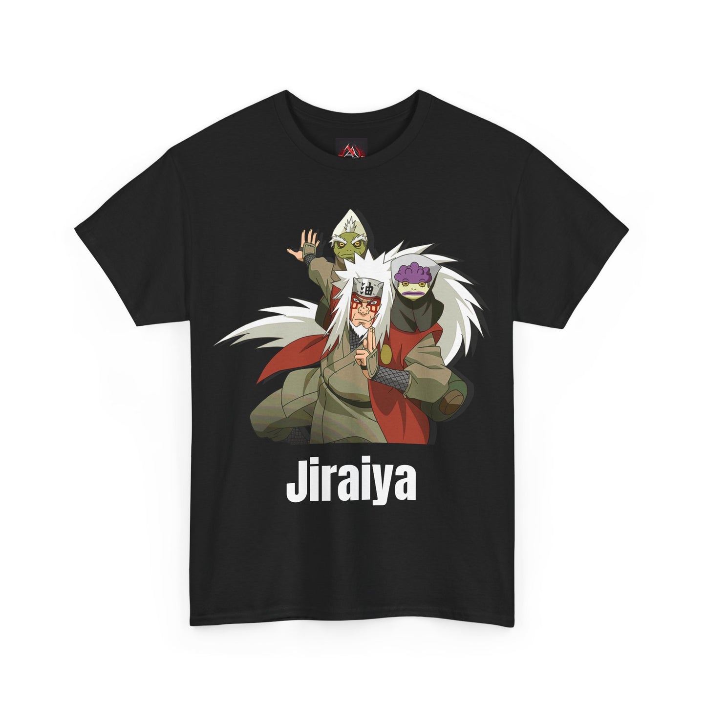 Naruto Shippuden - The Hidden Leaf's Jiraiya Sage Mode Multiple Colours Unisex Heavy Cotton T-Shirt