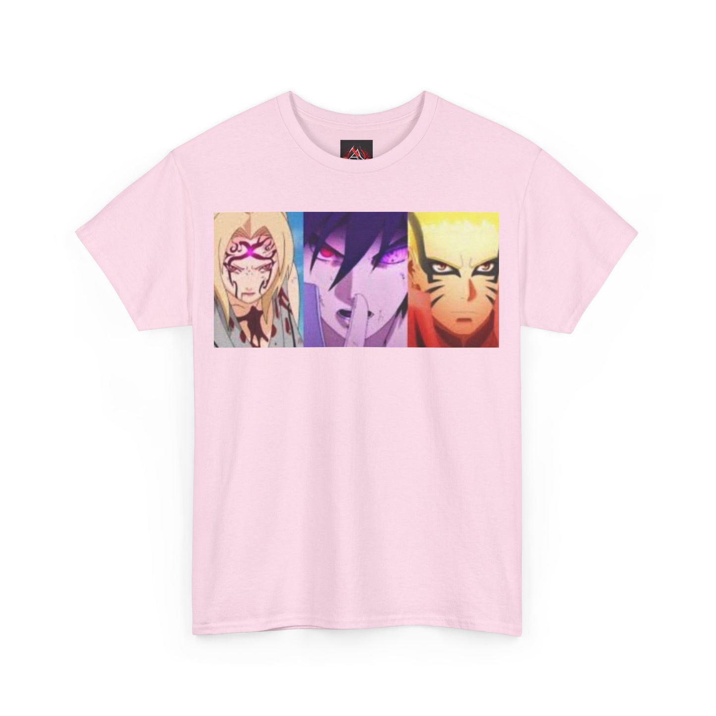 Naruto Shippuden - Naruto Sasuke and Lady Tsunade Full Power Unisex Heavy Cotton T-Shirt