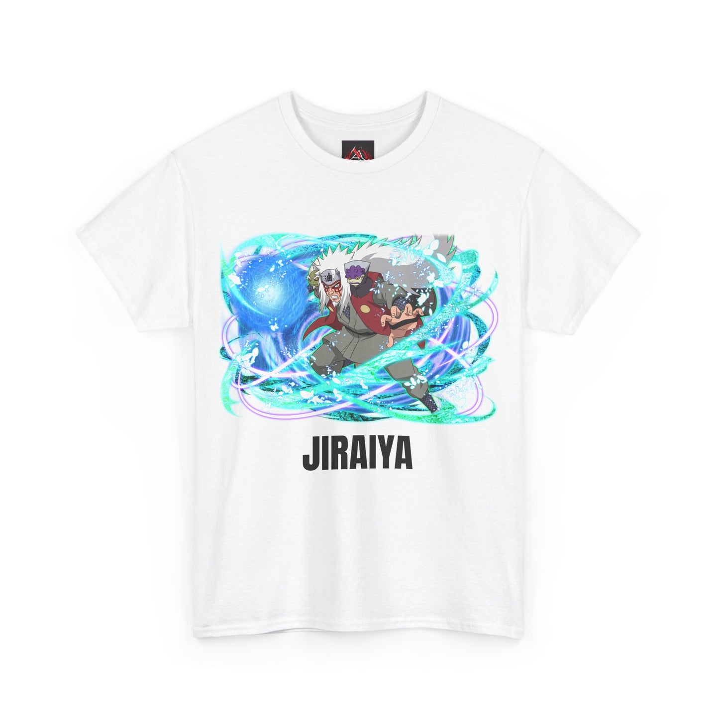 Naruto Shippuden - Jiraiya Rasengan In Sage Mode White Unisex Heavy Cotton T-Shirt