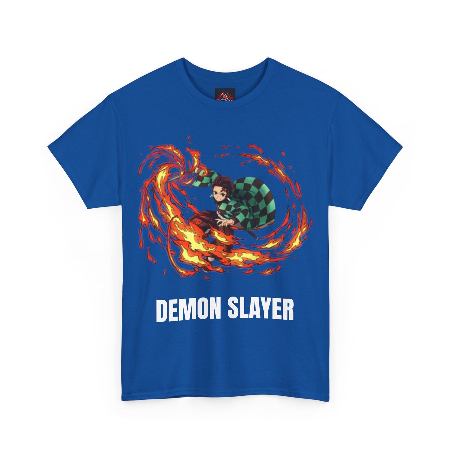 Demon Slayer - Tanjiro using Scorching Rising Sun Attack Unisex Multiple Colours Heavy Cotton T-Shirt - Anime Fan Shirt