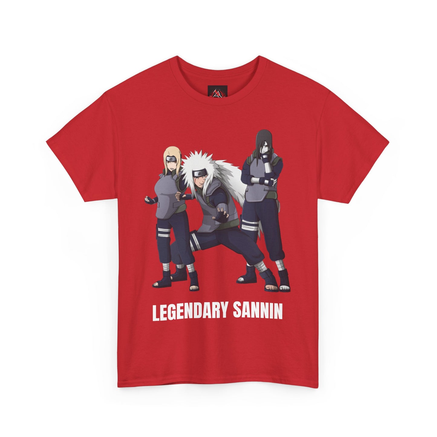 Naruto - Hidden Leafs Villages Legendary Sannin Multiple Colours Unisex Heavy Cotton T-Shirt