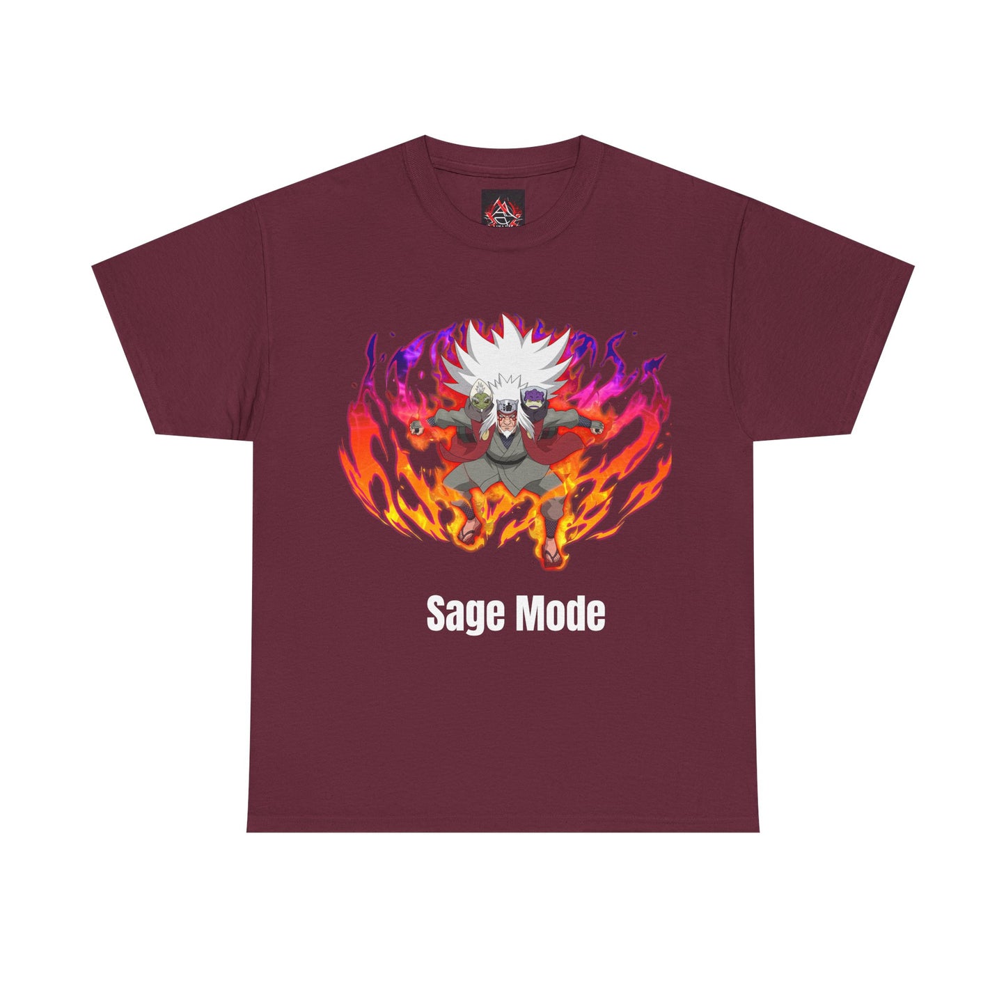 Naruto Shipuden - Sage Mode Jiraiya Multiple Colours Unisex Heavy Cotton T-Shirt
