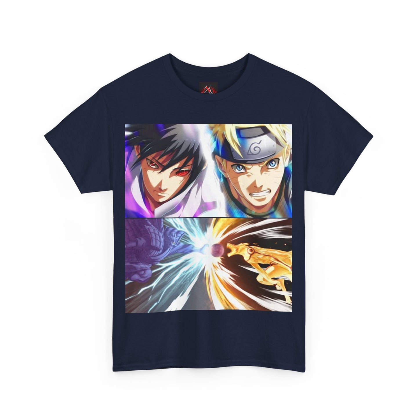 Naruto Shipuden Epic Battle Naurto Vs Sasuke Unisex Heavy Cotton TShirt