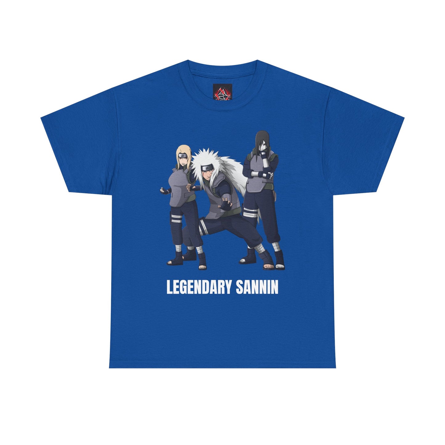 Naruto - Hidden Leafs Villages Legendary Sannin Multiple Colours Unisex Heavy Cotton T-Shirt