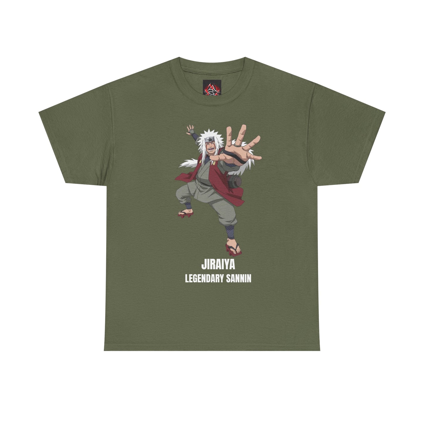 Naruto Shippuden - Jiraiya Legendary Sannin Multiple Colours Unisex Heavy Cotton T-Shirt - Anime Fan Apparel
