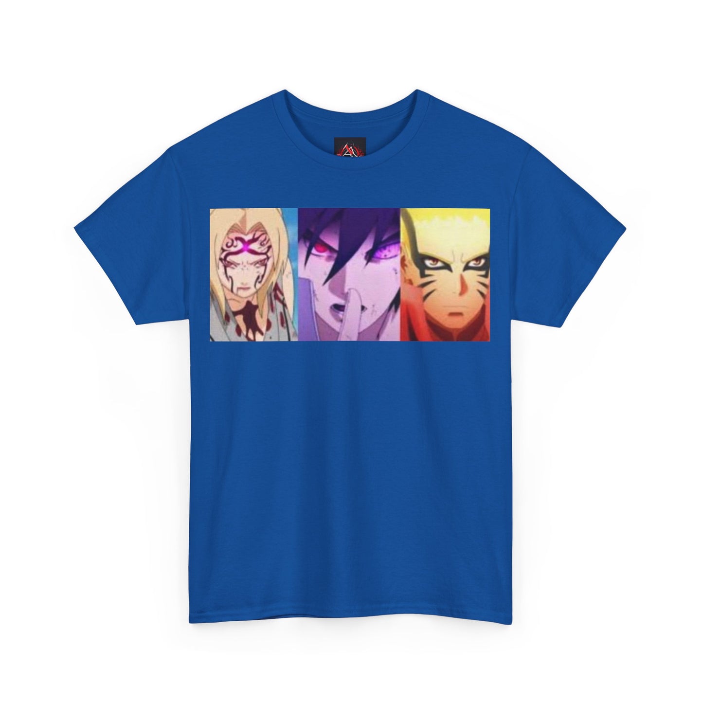 Naruto Shippuden - Naruto Sasuke and Lady Tsunade Full Power Unisex Heavy Cotton T-Shirt