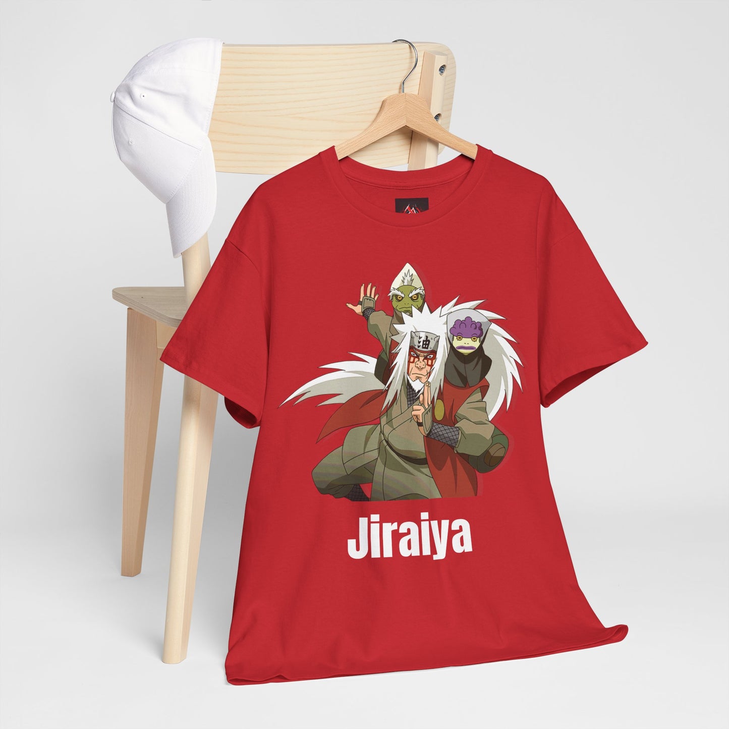 Naruto Shippuden - The Hidden Leaf's Jiraiya Sage Mode Multiple Colours Unisex Heavy Cotton T-Shirt