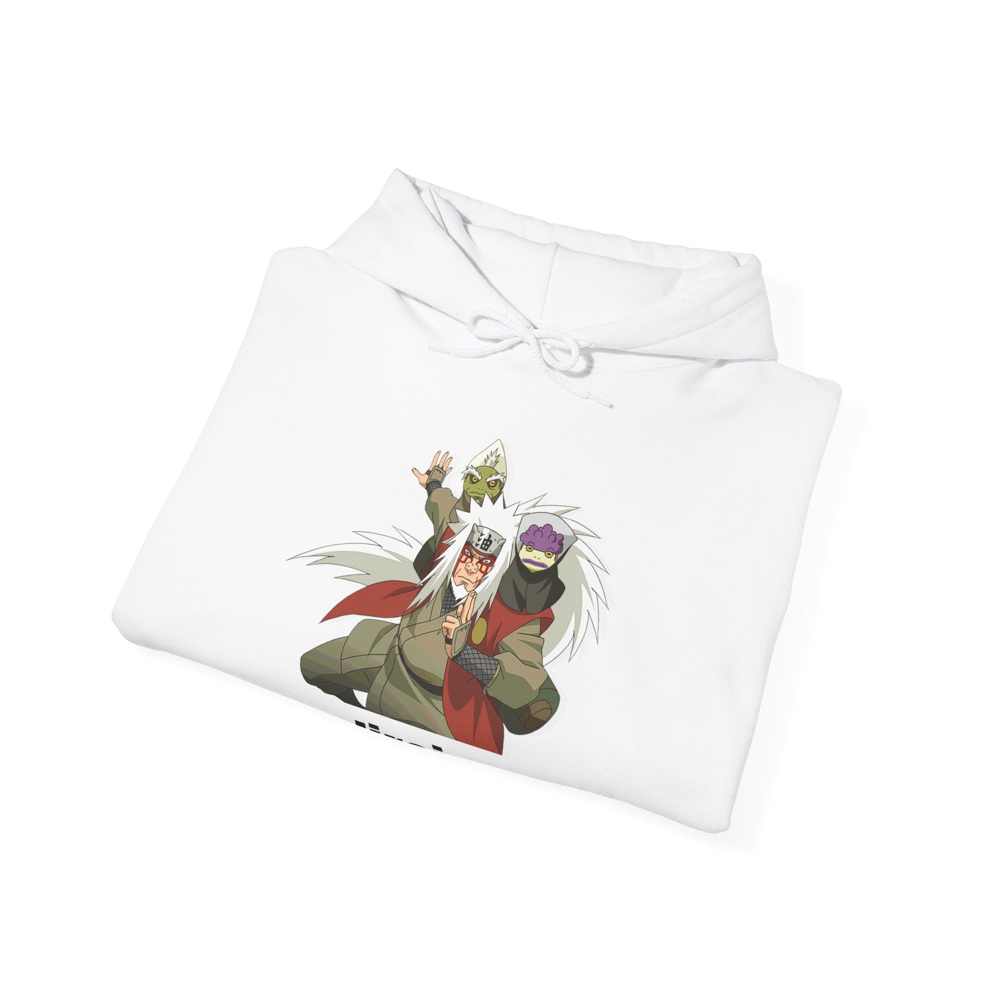 Naruto Shippuden - The Hidden Leaf's Jiraiya Sage Mode In White or Pink Unisex Hoodie