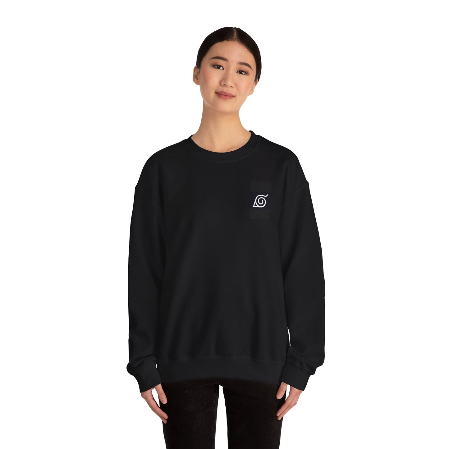 Naruto - Hidden Leaf Village Ninja Black Unisex Crewneck Sweatshirt