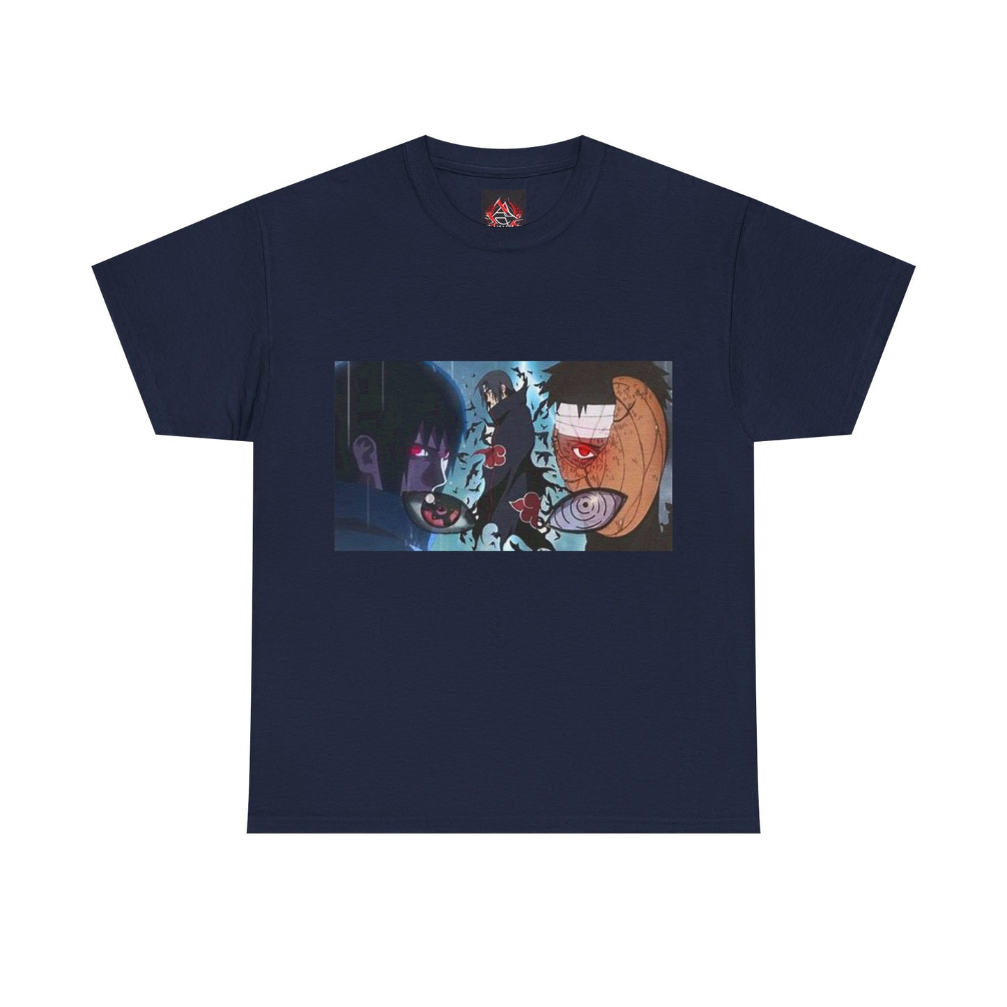 Naruto - Itchia and Sasuke with Obito Uchiha - Unisex Heavy Cotton Unisex Heavy Cotton TShirt