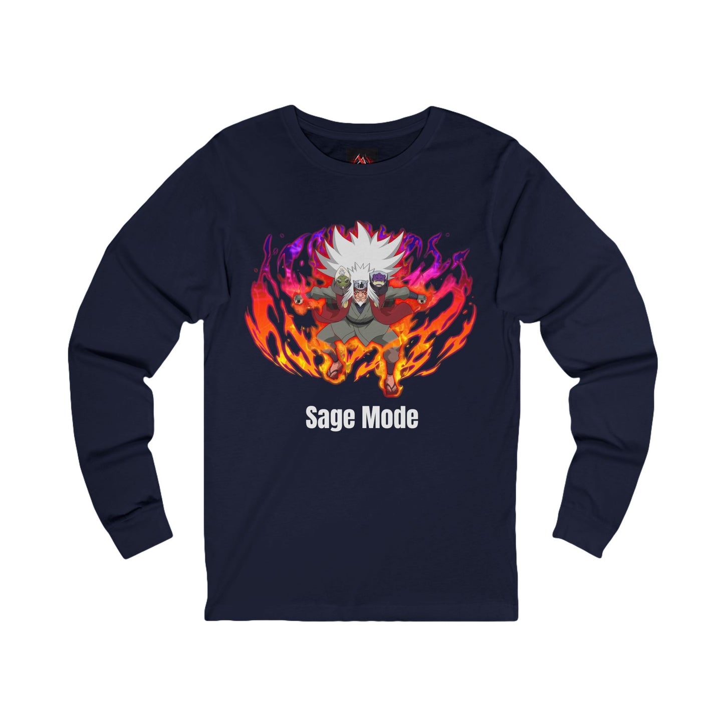 Naruto Shippuden - Powered Up Sage Mode Jiraiya Multiple Colours Unisex Long Sleeve T-Shirt