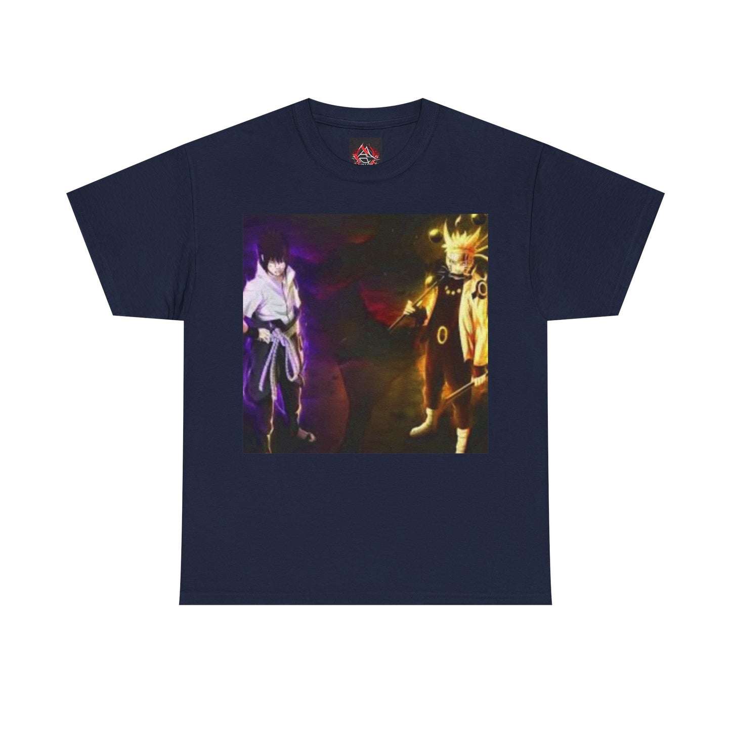 Naruto Shippuden - Naruto & Sasuke Full Power Unisex Heavy Cotton T-Shirt