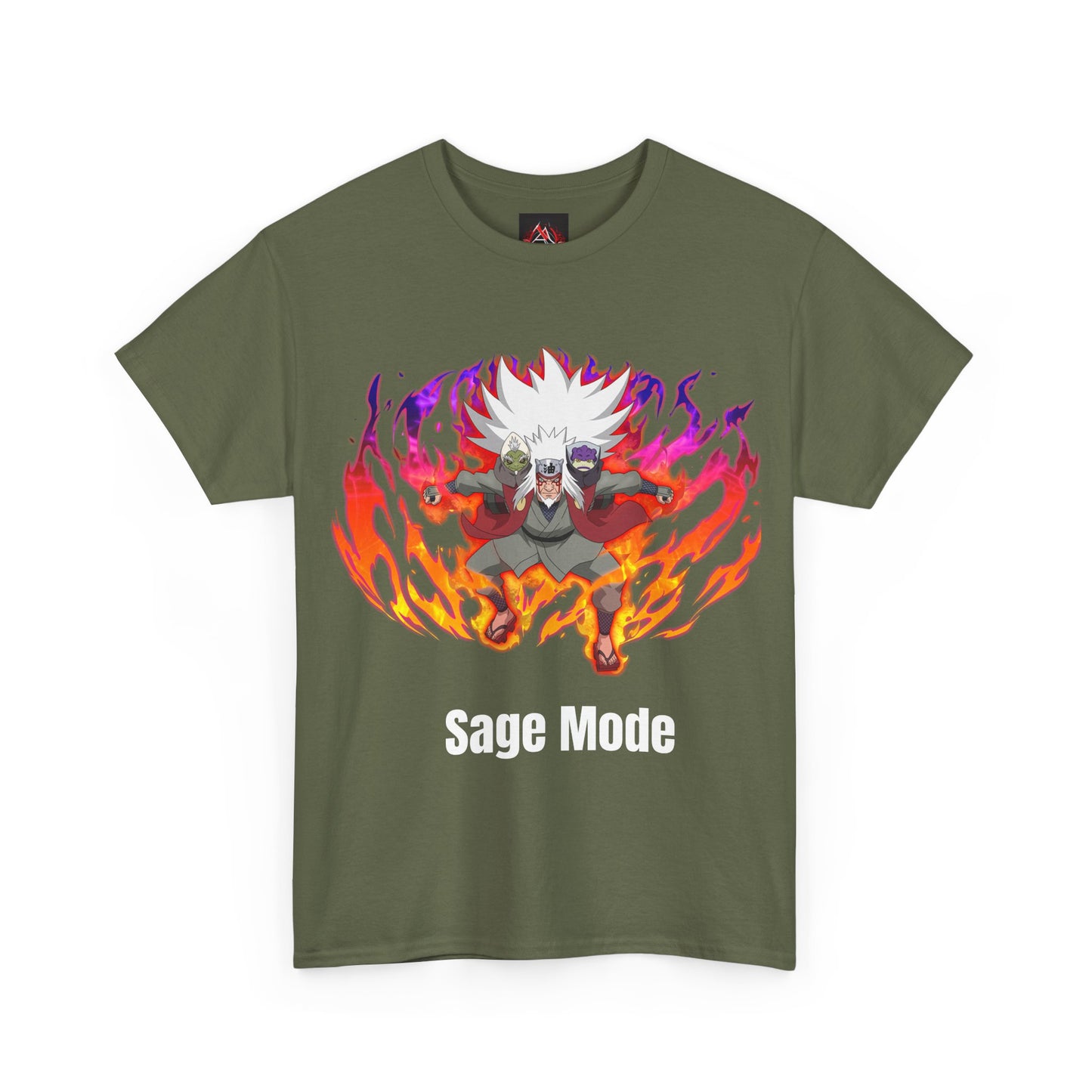 Naruto Shipuden - Sage Mode Jiraiya Multiple Colours Unisex Heavy Cotton T-Shirt