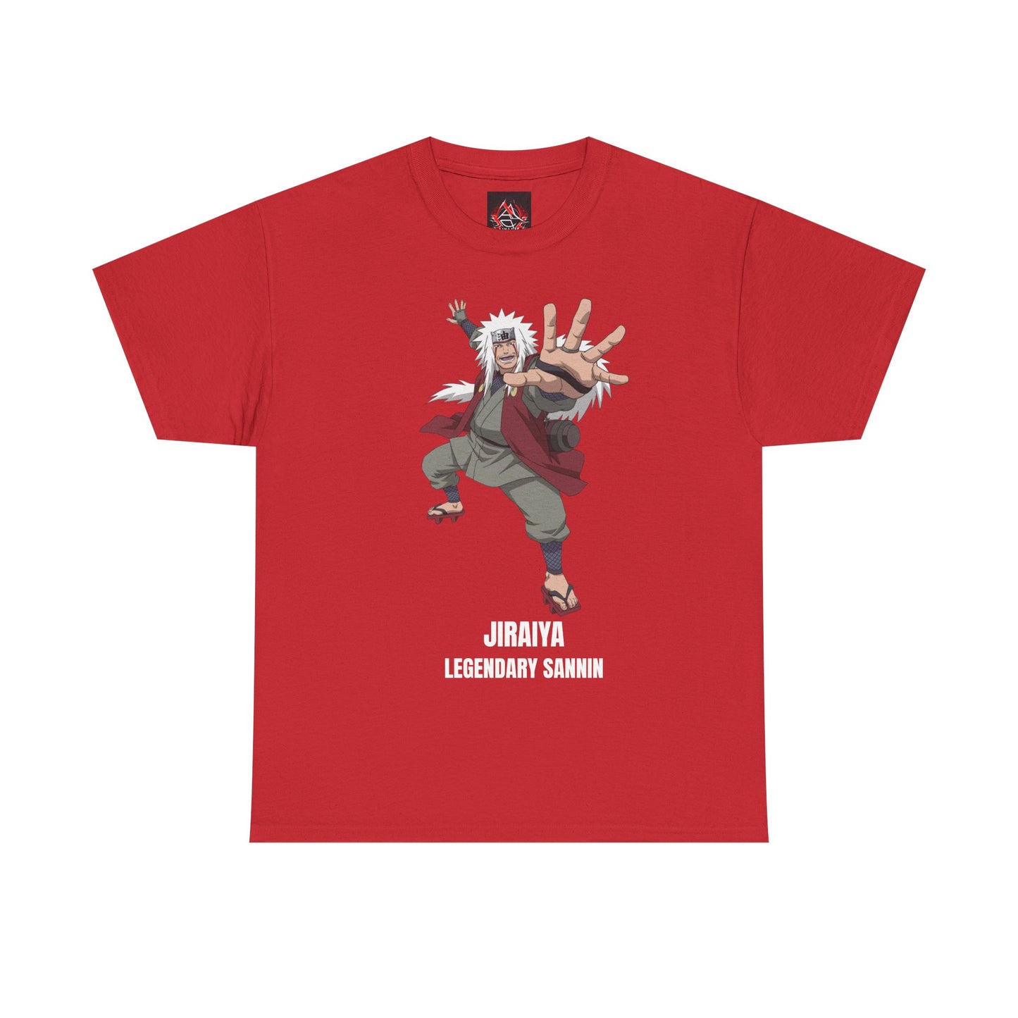 Naruto Shippuden - Jiraiya Legendary Sannin Multiple Colours Unisex Heavy Cotton T-Shirt - Anime Fan Apparel