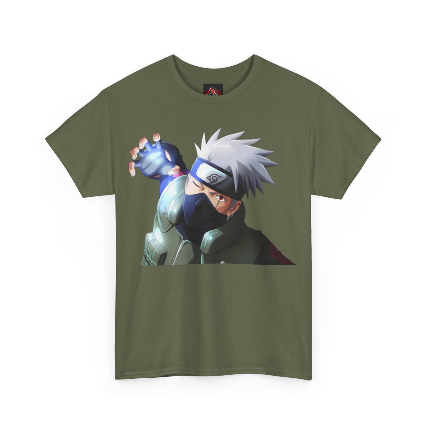 Naruto - Kakashi using Chridori - ( 1000 birds ) Unisex Heavy Cotton T-Shirt