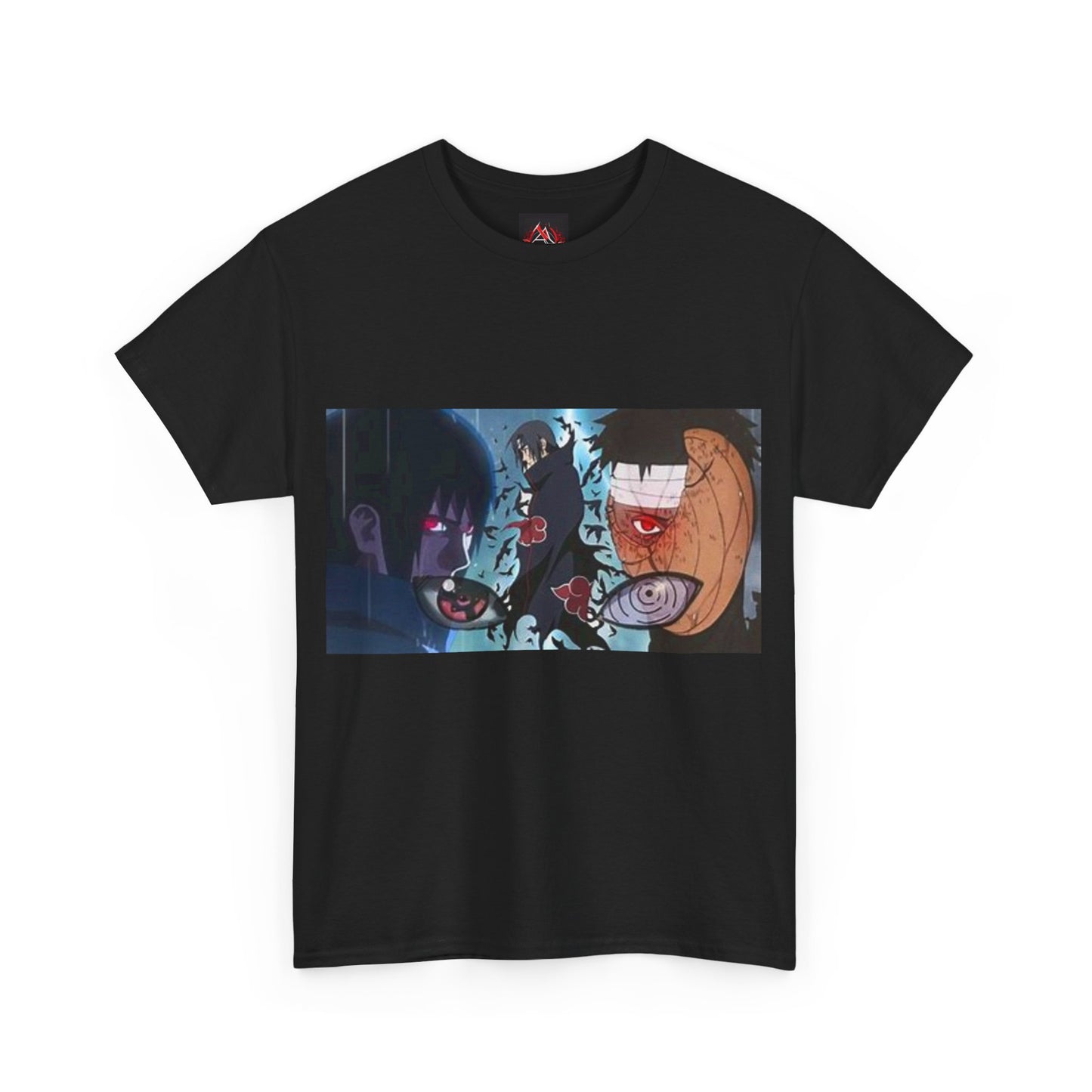 Naruto - Itchia and Sasuke with Obito Uchiha - Unisex Heavy Cotton Unisex Heavy Cotton TShirt