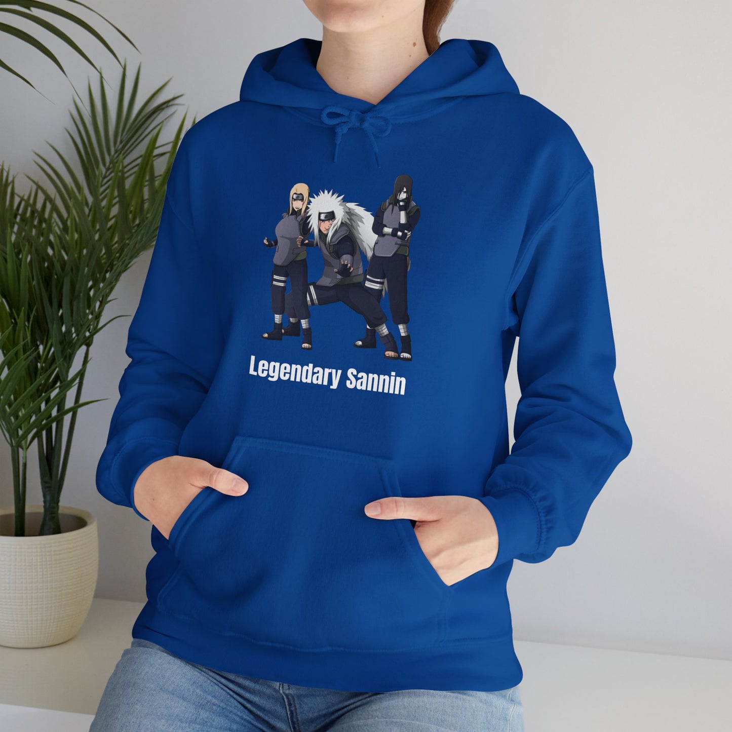 Naruto -Legendary Sannin White Unisex Hoodie
