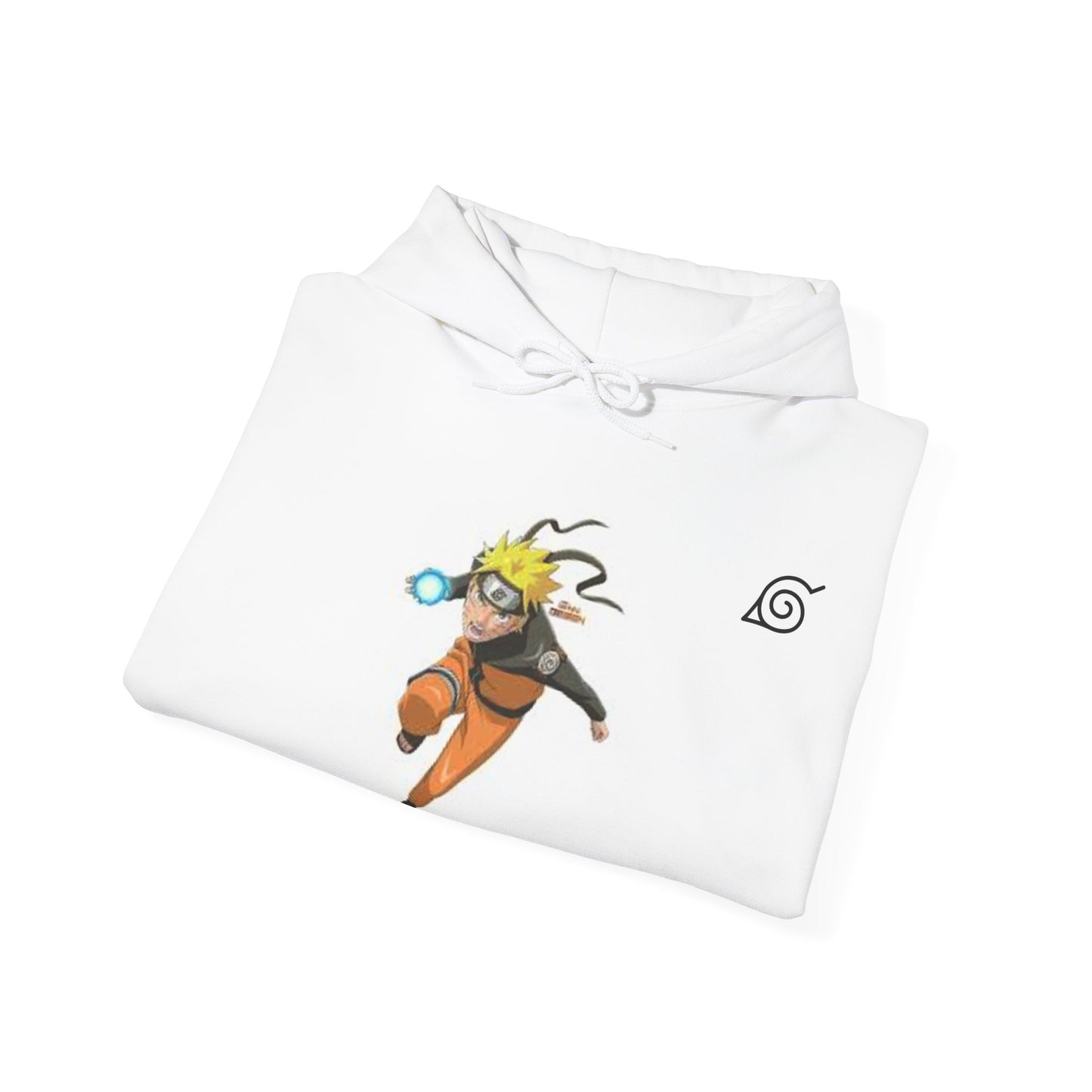 Naruto Shippuden - Naruto's Hidden Leaf Hoodie With Rasengan - Unisex Hooded Sweatshirt