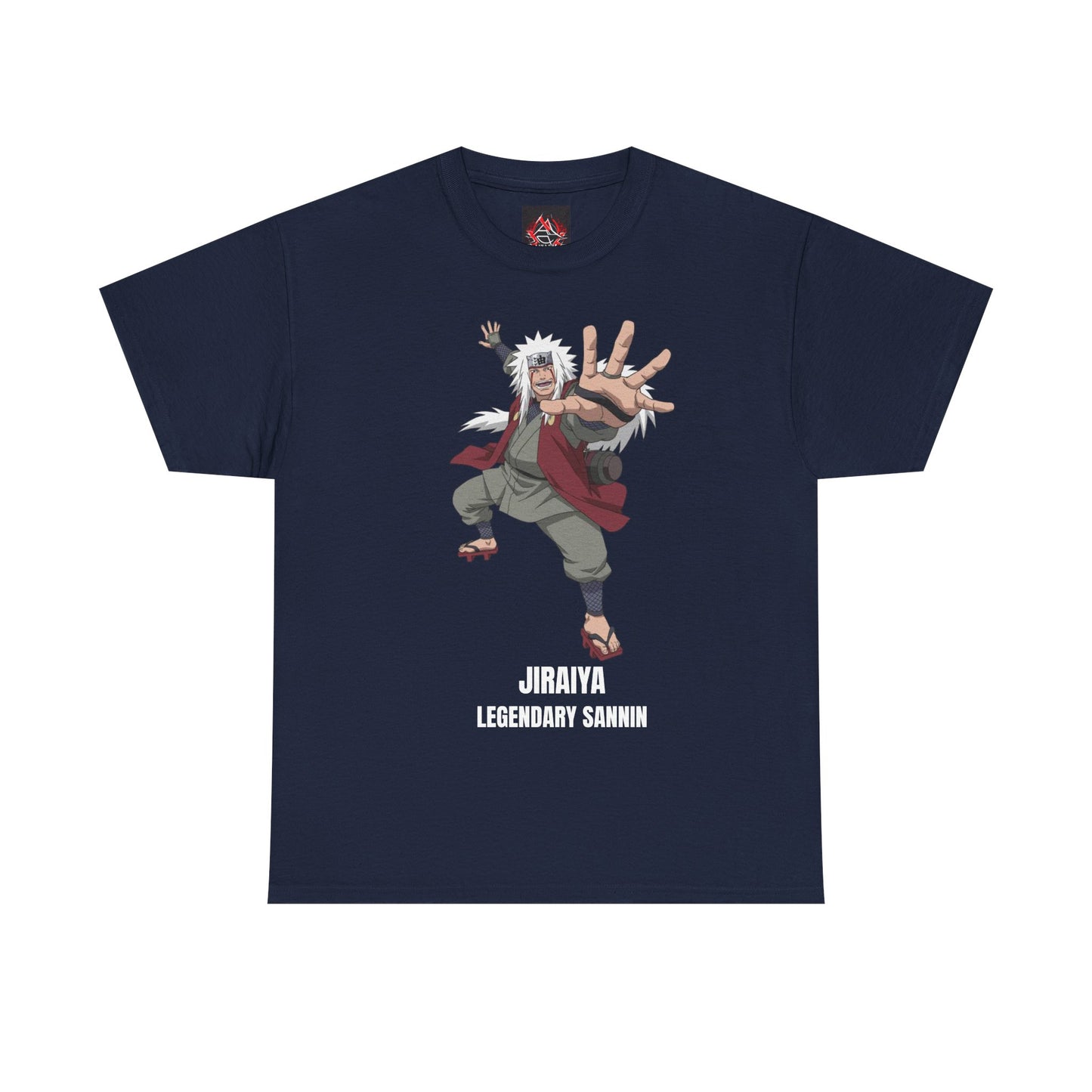 Naruto Shippuden - Jiraiya Legendary Sannin Multiple Colours Unisex Heavy Cotton T-Shirt - Anime Fan Apparel