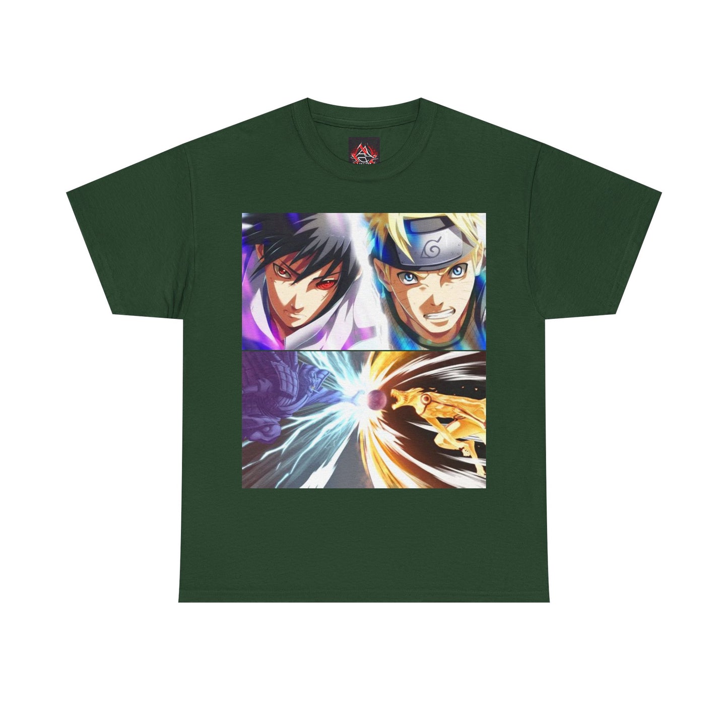 Naruto Shipuden Epic Battle Naurto Vs Sasuke Unisex Heavy Cotton TShirt