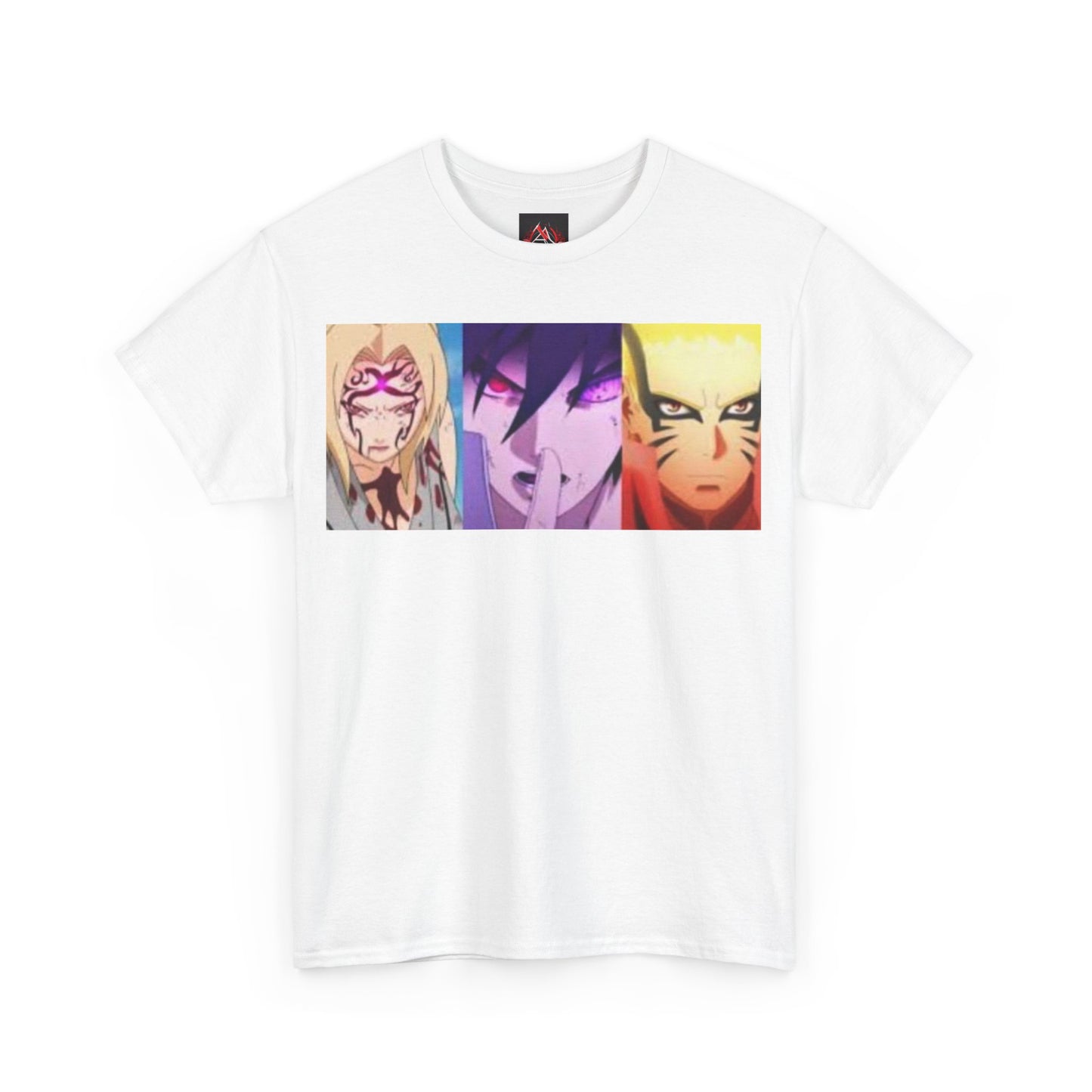 Naruto Shippuden - Naruto Sasuke and Lady Tsunade Full Power Unisex Heavy Cotton T-Shirt