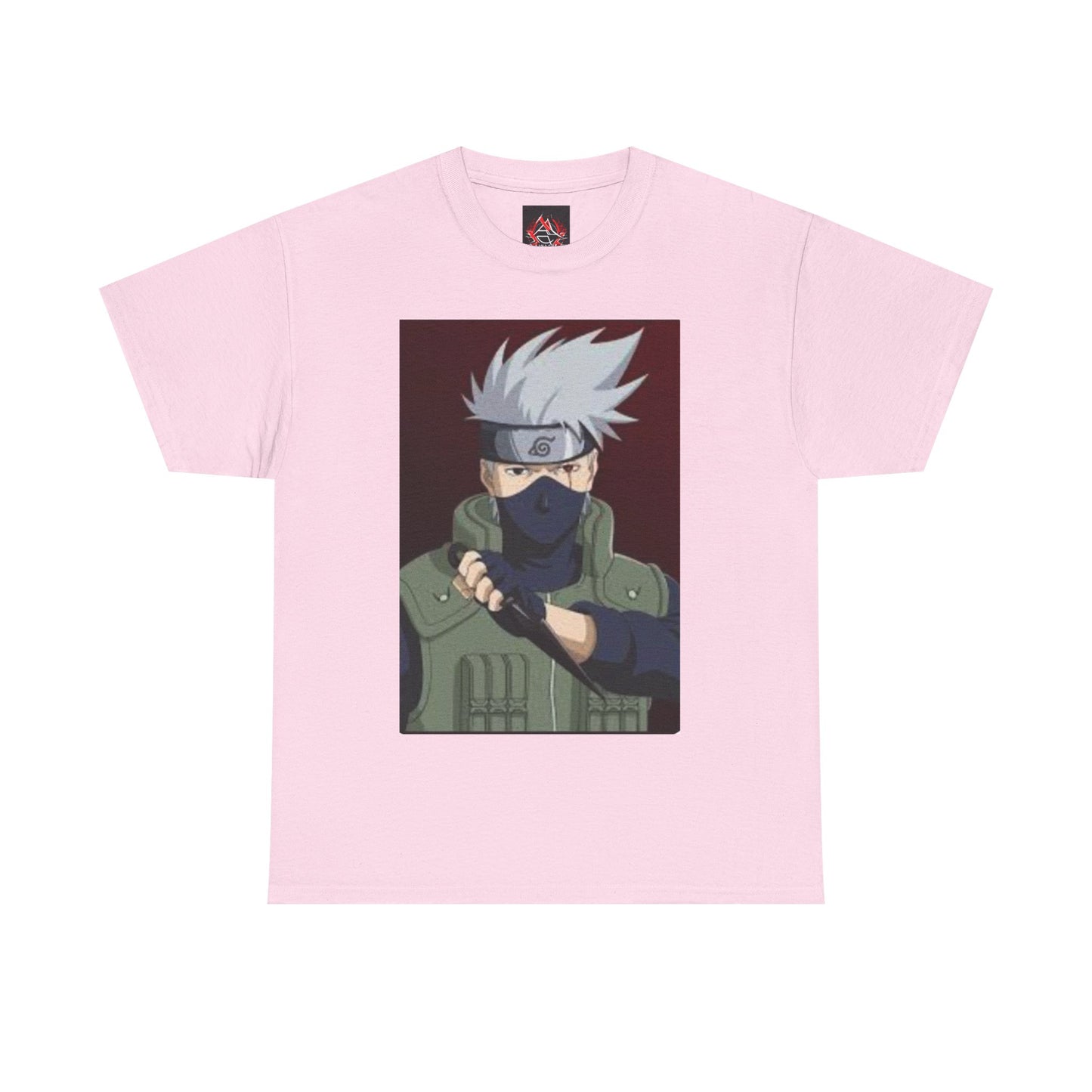Naruto - Kakashi with Kunai Unisex Heavy Cotton T-Shirt