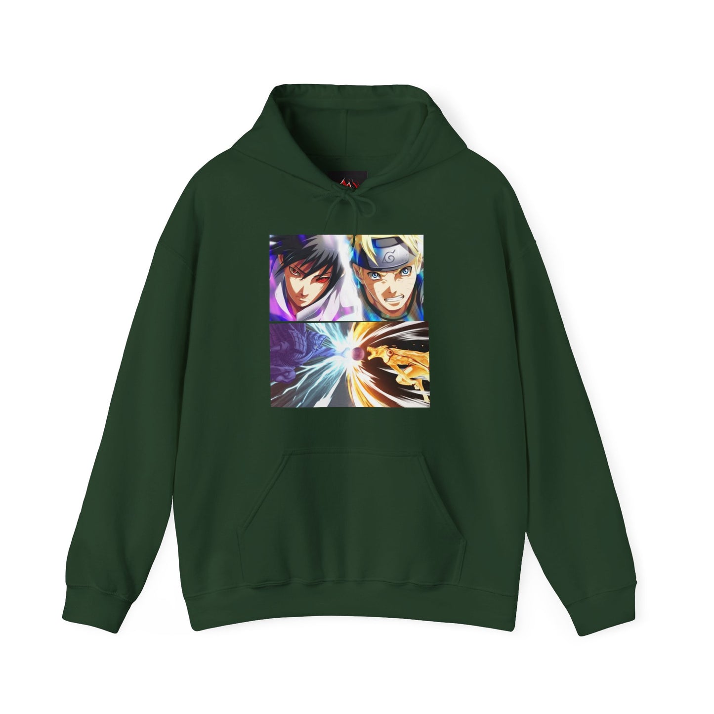 Naruto Shipuden Epic Battle Naurto Vs Sasuke Unisex Hooded Sweatshirt