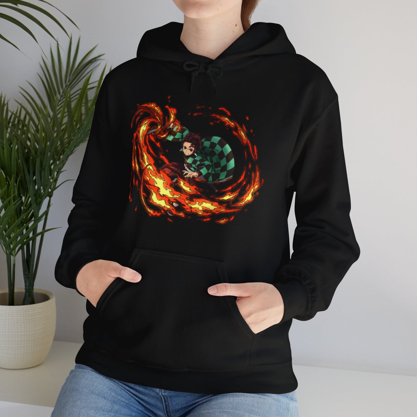 Demon Slayer - Tanjiro using Scorching Rising Sun Attack Unisex Multiple Heavy Blend