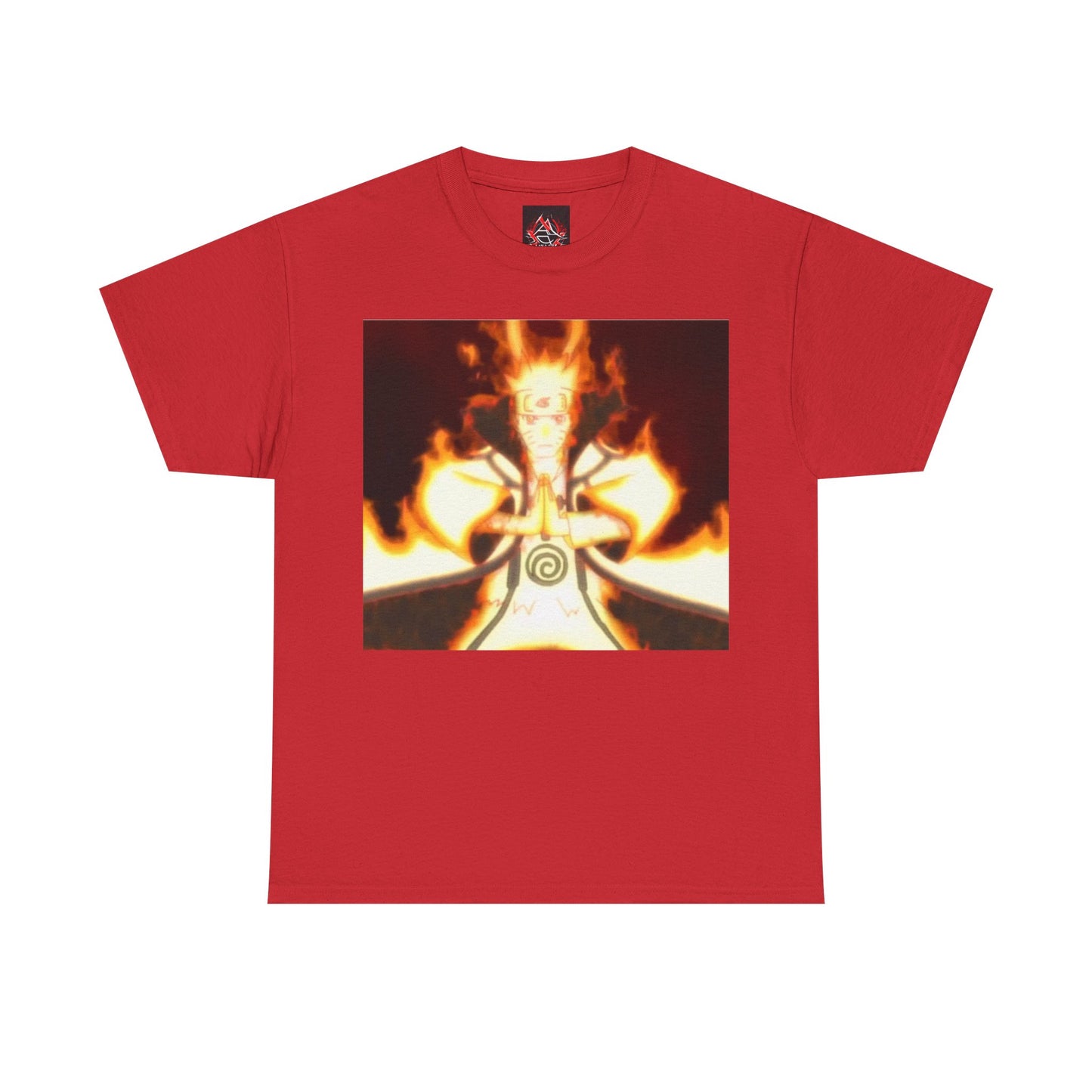 Naruto Shippuden - Naruto Full Power Handsign Unisex Heavy Cotton T-Shirt