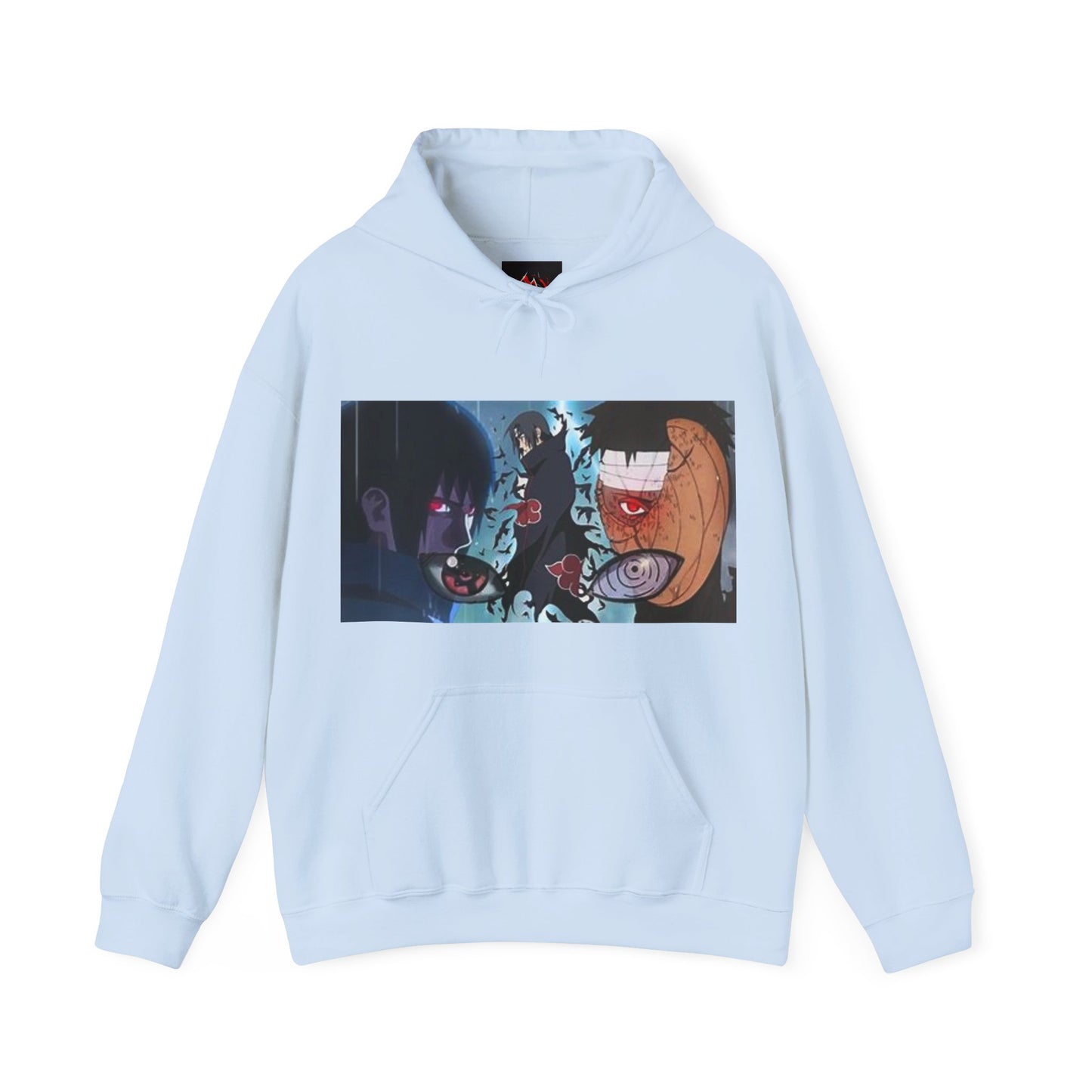 Naruto - Itchia and Sasuke with Obito Uchiha - Unisex Heavy Cotton Unisex Hooded Sweatshirt
