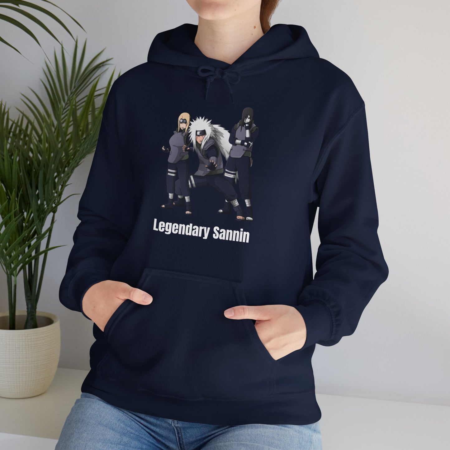 Naruto -Legendary Sannin White Unisex Hoodie