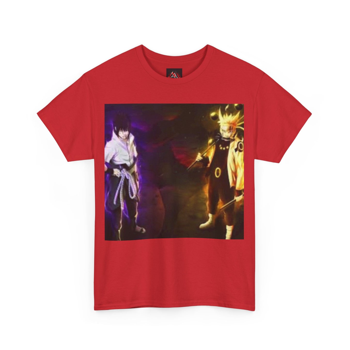 Naruto Shippuden - Naruto & Sasuke Full Power Unisex Heavy Cotton T-Shirt