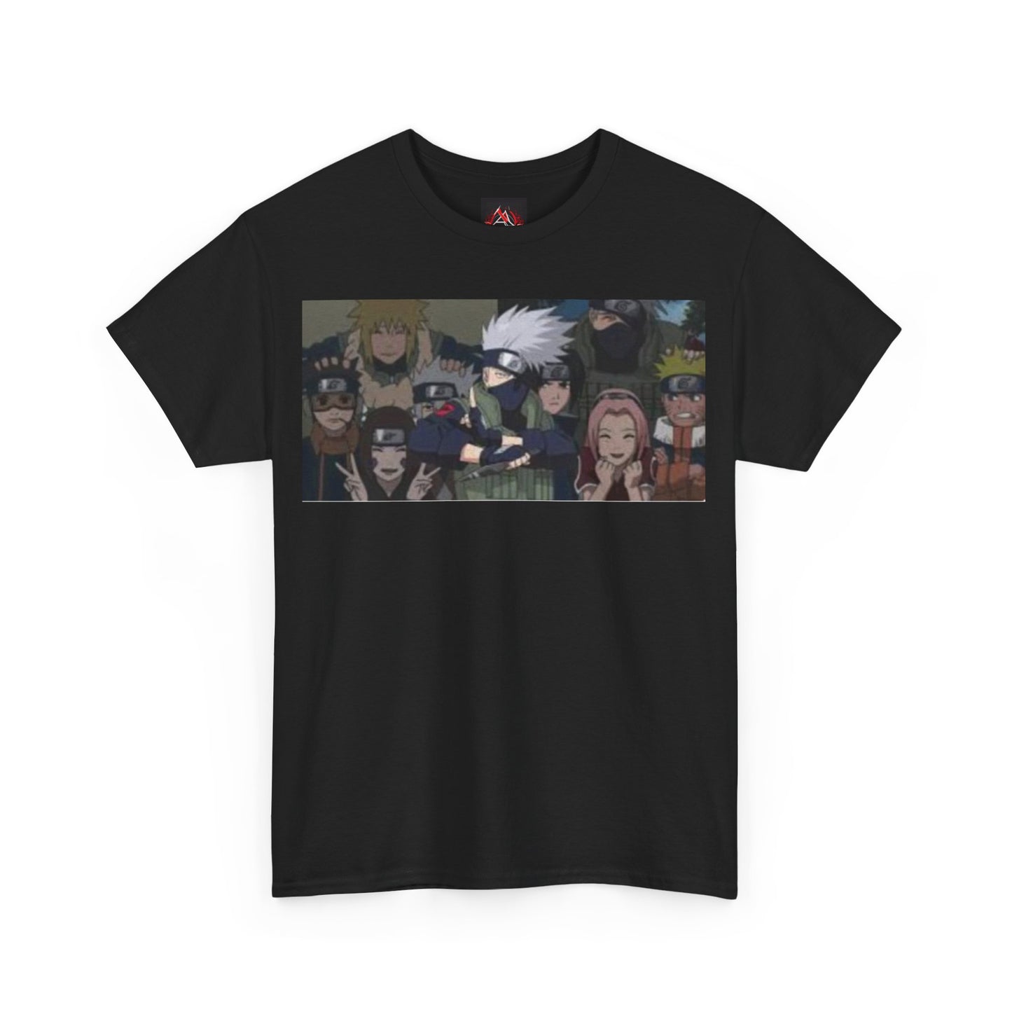 Naruto - Team 10 Team Kakashi Young and Old Unisex Heavy Cotton T-Shirt