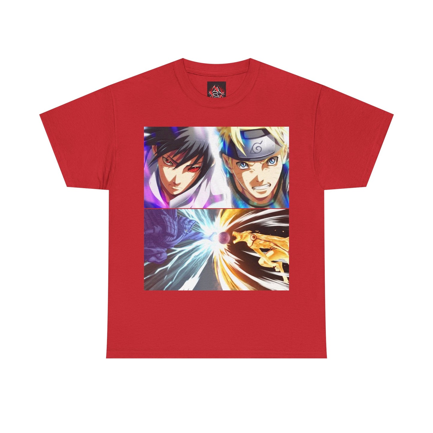 Naruto Shipuden Epic Battle Naurto Vs Sasuke Unisex Heavy Cotton TShirt