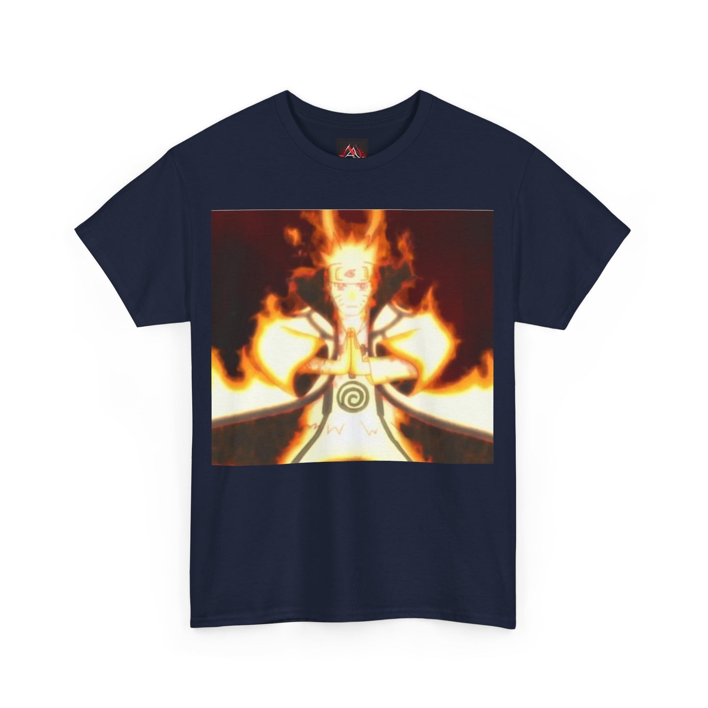 Naruto Shippuden - Naruto Full Power Handsign Unisex Heavy Cotton T-Shirt