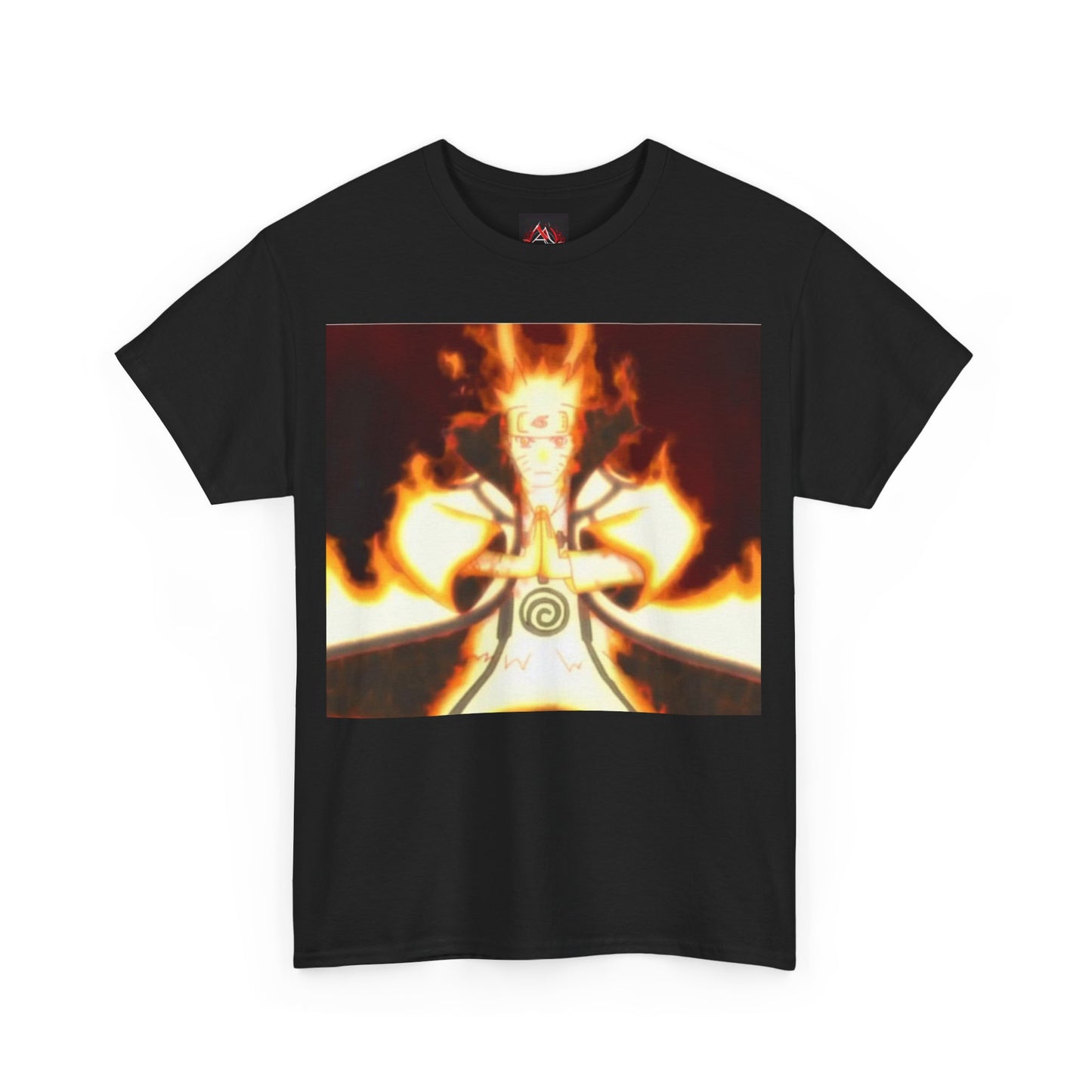 Naruto Shippuden - Naruto Full Power Handsign Unisex Heavy Cotton T-Shirt