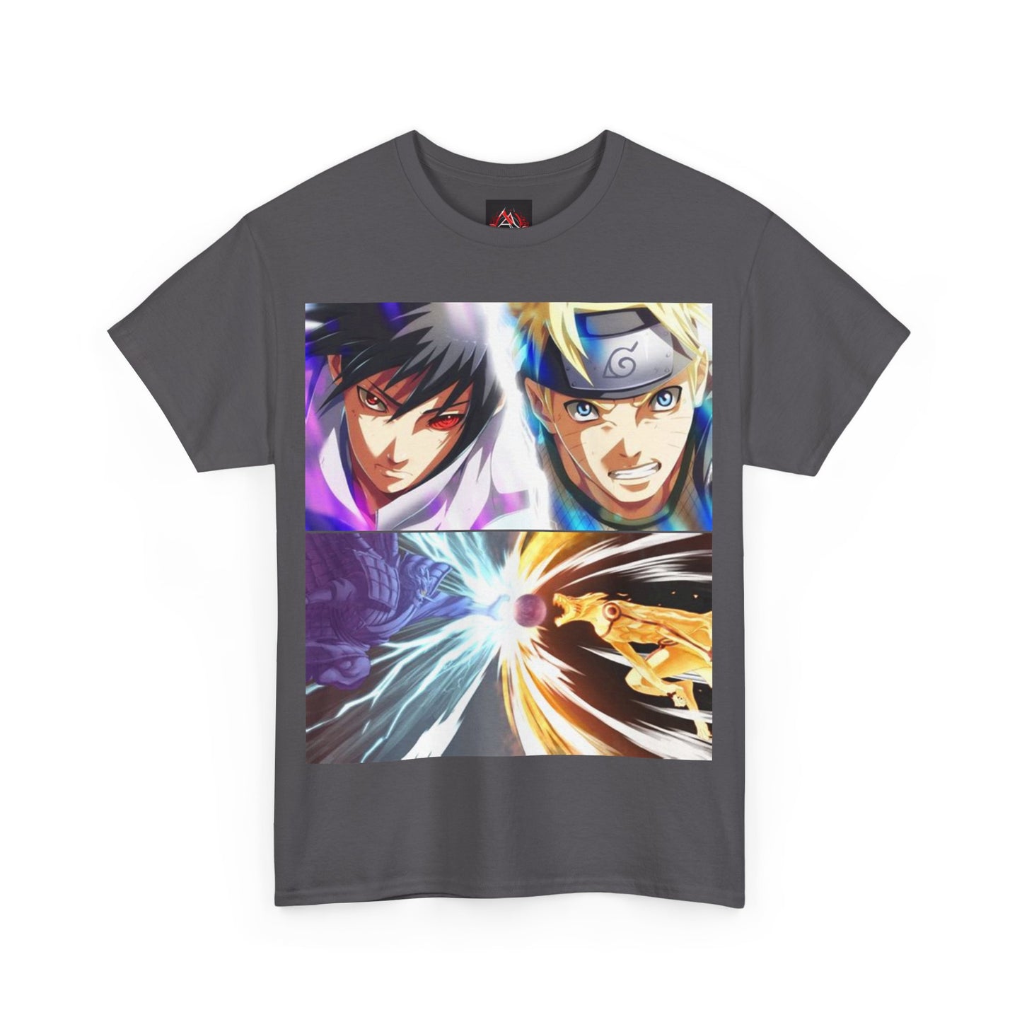 Naruto Shipuden Epic Battle Naurto Vs Sasuke Unisex Heavy Cotton TShirt