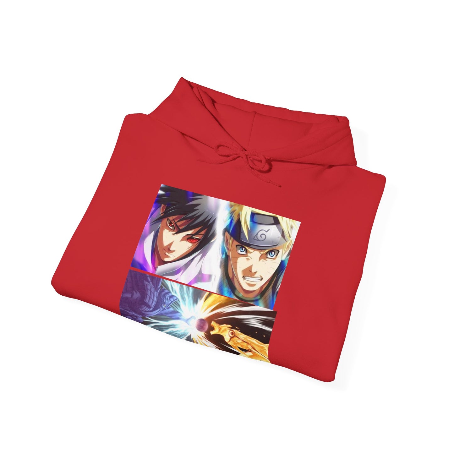 Naruto Shipuden Epic Battle Naurto Vs Sasuke Unisex Hooded Sweatshirt