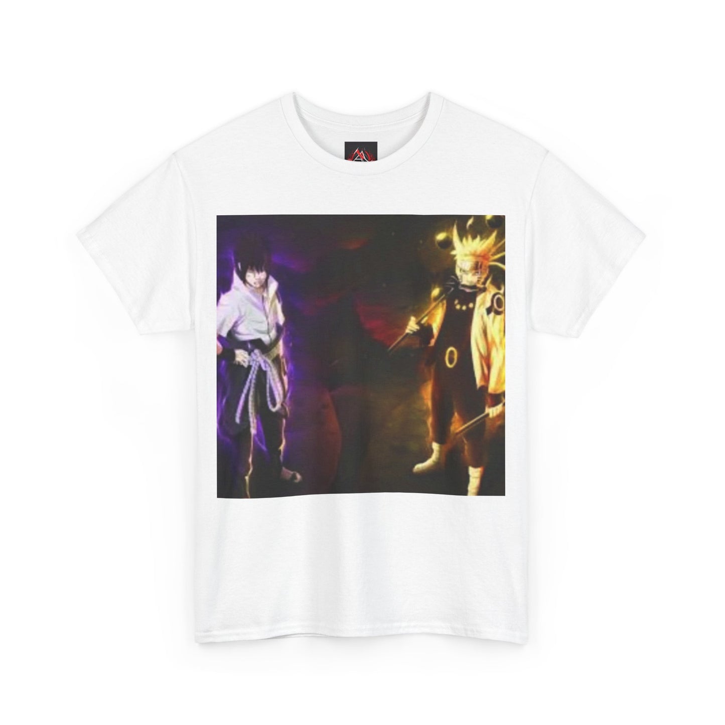 Naruto Shippuden - Naruto & Sasuke Full Power Unisex Heavy Cotton T-Shirt