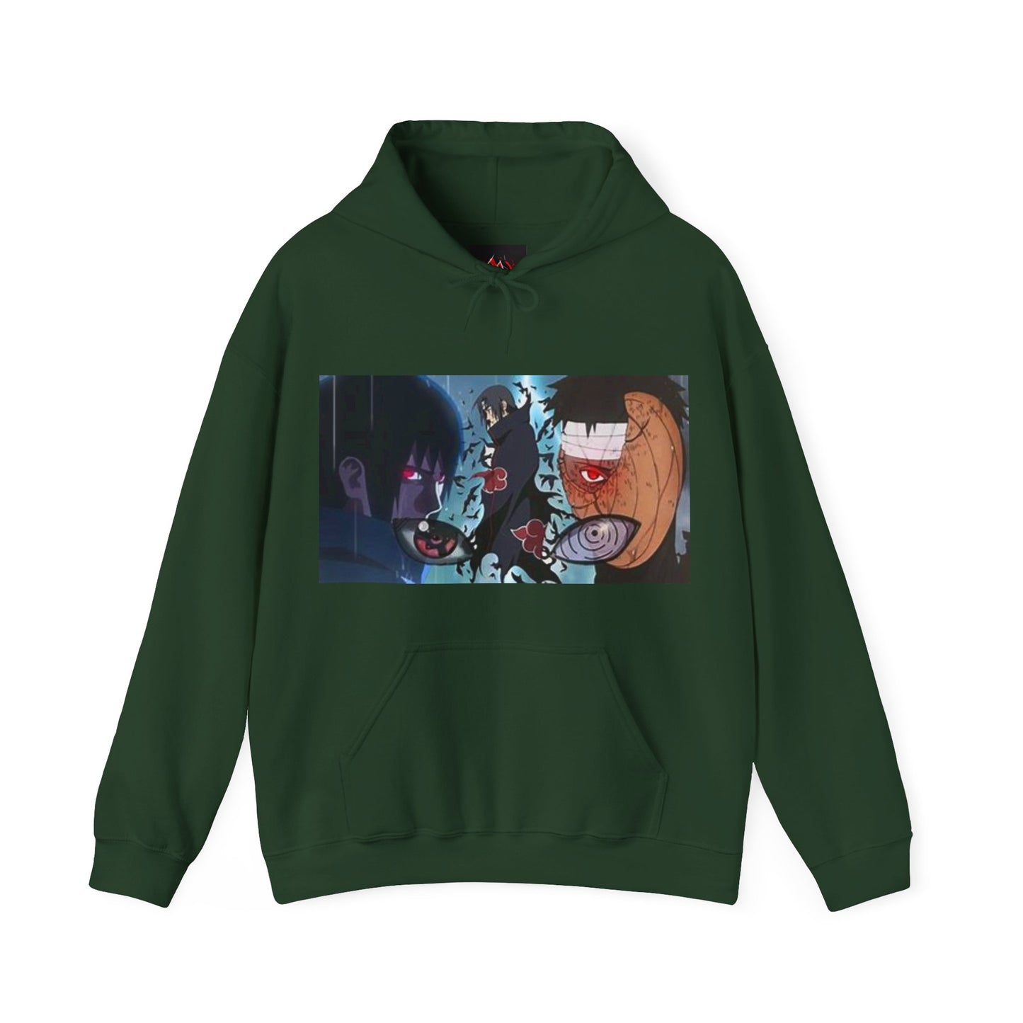 Naruto - Itchia and Sasuke with Obito Uchiha - Unisex Heavy Cotton Unisex Hooded Sweatshirt