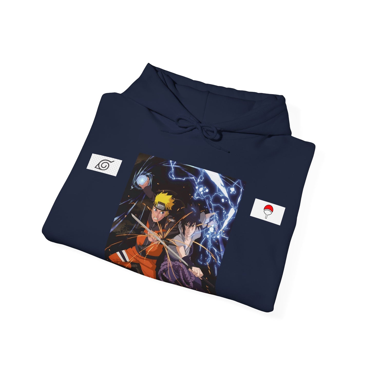 Naruto Shippuden - Naruto & Sasuke Rivals Unisex Hoodie multiple colours
