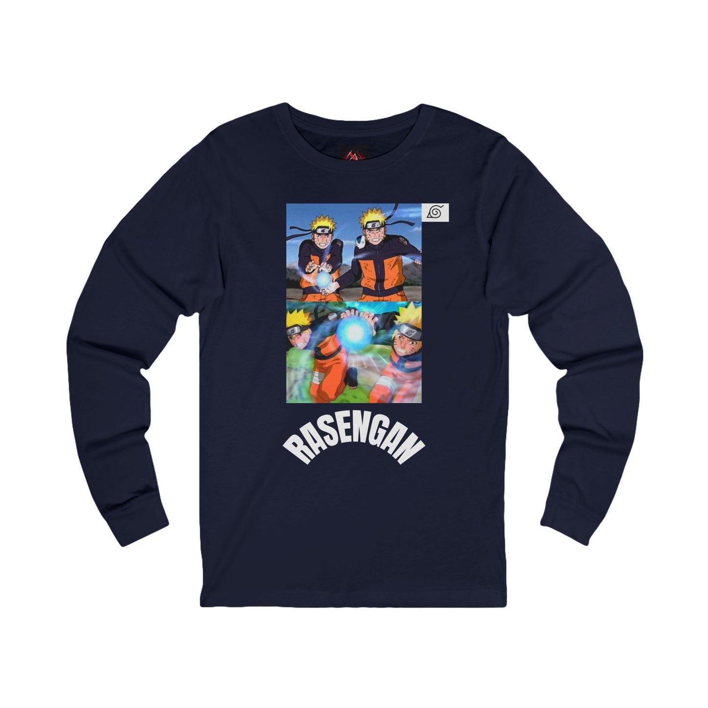 Naruto Shippuden Shadow Clone Jutsu With Rasengan Unisex Long Sleeve T-Shirt Multiple Colours - Perfect for Anime Fans