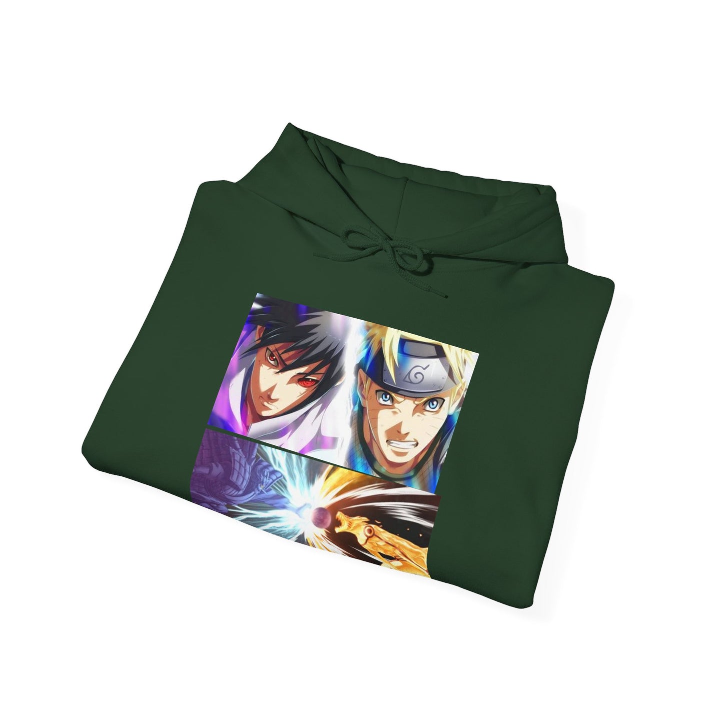 Naruto Shipuden Epic Battle Naurto Vs Sasuke Unisex Hooded Sweatshirt