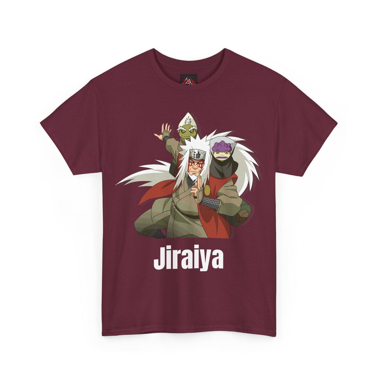 Naruto Shippuden - The Hidden Leaf's Jiraiya Sage Mode Multiple Colours Unisex Heavy Cotton T-Shirt